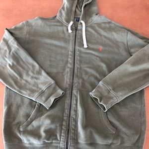 Polo Ralph Lauren Full Zip Hoodie size XL Tall